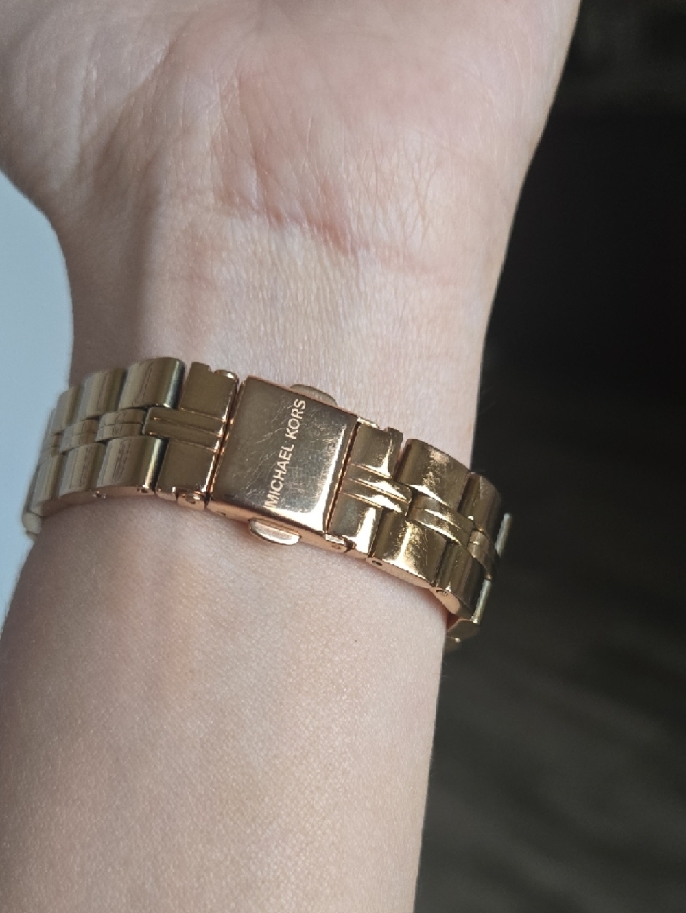 Michael Kors Rose Gold Tone Round Dial Bracelet Watch, Has Box & Extra Links - Picture 9 of 10
